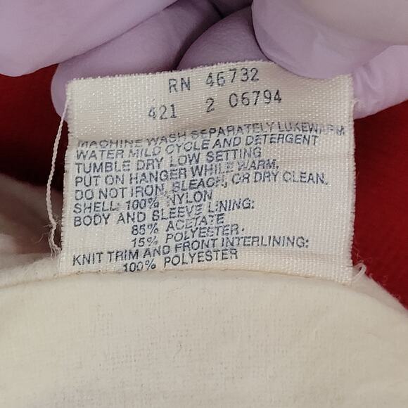 Vintage 80s New-England Patriots Jacket Medium 23x23 Bomber - Picture 6 of 14